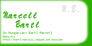 marcell bartl business card